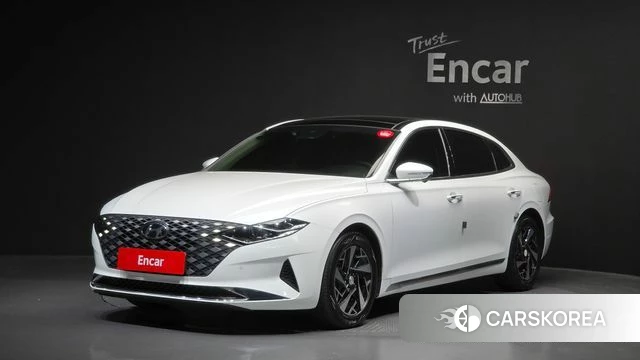 Hyundai The New Grandeur IG Hybrid 2022 Белый из Кореи
