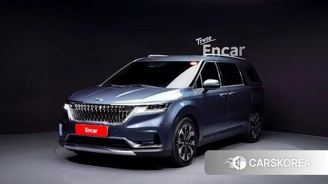 Kia Carnival 4th generation 2020 Небесно-голубой из Кореи