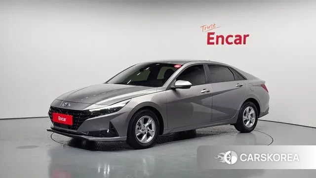 Hyundai Avante (CN7) 2021 Серебристо-серый из Кореи