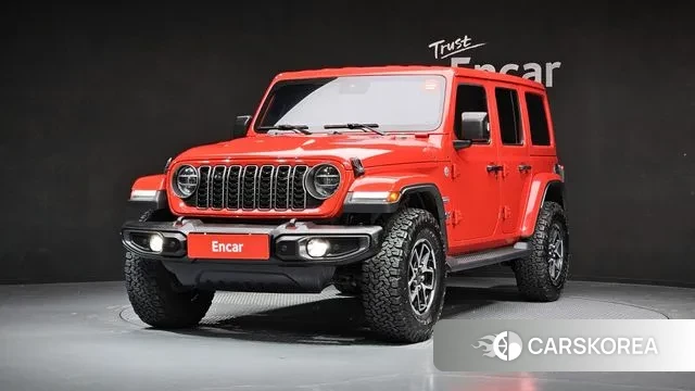 Jeep Wrangler (JL) 2019 Красный из Кореи