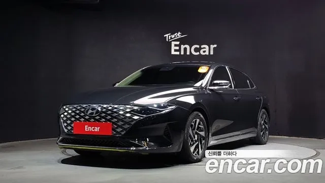 Hyundai The New Grandeur IG Hybrid 2020 Черный из Кореи