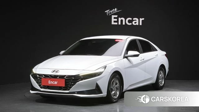 Hyundai Avante (CN7) 2022 Белый из Кореи