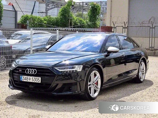 Audi S8 (D5) 2021 Черный из Кореи
