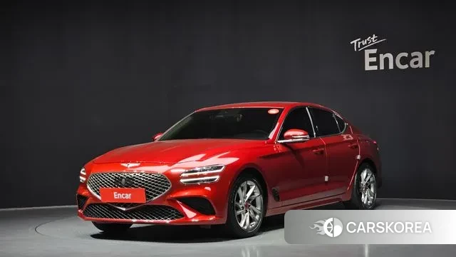 Genesis The New G70 2022 Красный из Кореи