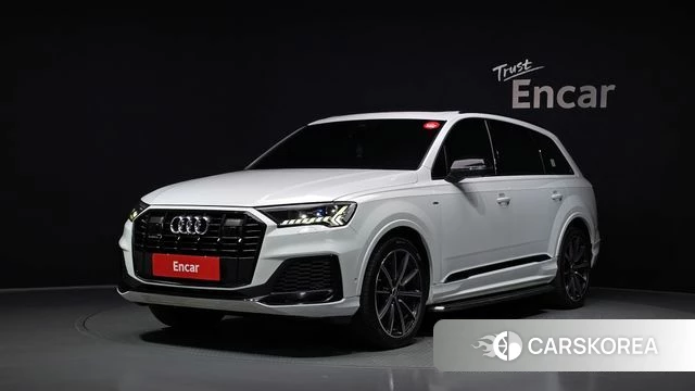 Audi Q7 (4M) 2021 Белый из Кореи