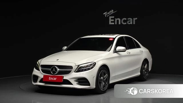 Mercedes-Benz C-Class W205 2021 Белый из Кореи