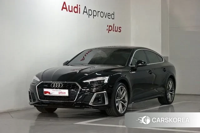 Audi A5 (F5) 2021 Черный из Кореи