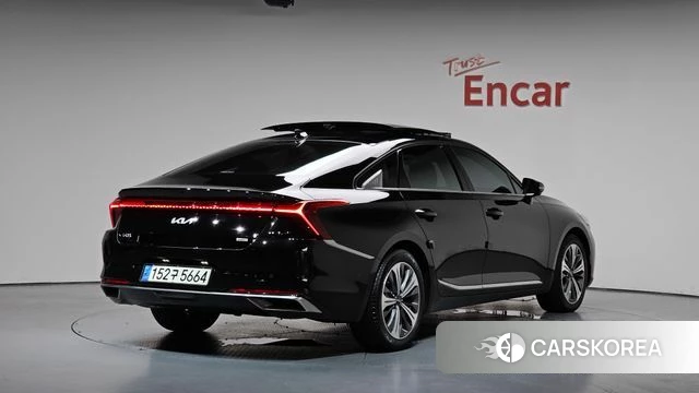Kia K8 Hybrid 2022 Черный из Кореи