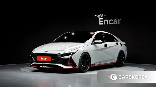 Hyundai Avante (CN7) 2022 Серебристо-серый из Кореи