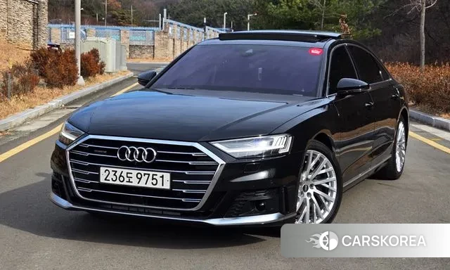 Audi A8 (D5) 2021 Черный из Кореи