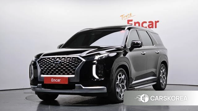 Hyundai Palisade 2021 Черный из Кореи
