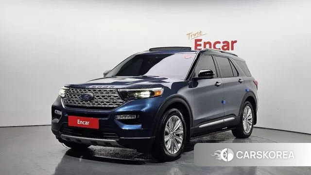 Ford Explorer 6th Generation 2019 Синий из Кореи
