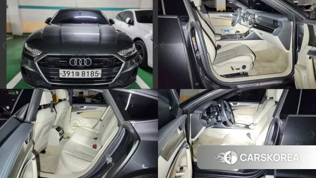 Audi A7 (4K) 2020 Серый из Кореи