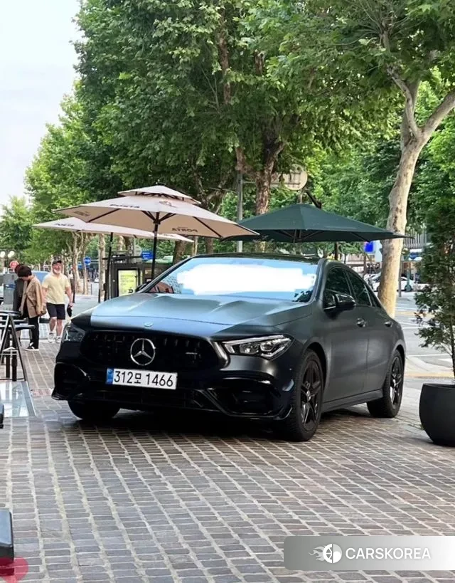 Mercedes-Benz CLA-Class C118 2022 Черный из Кореи