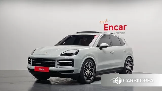 Porsche Cayenne (PO536) 2025 Серебристо-серый из Кореи
