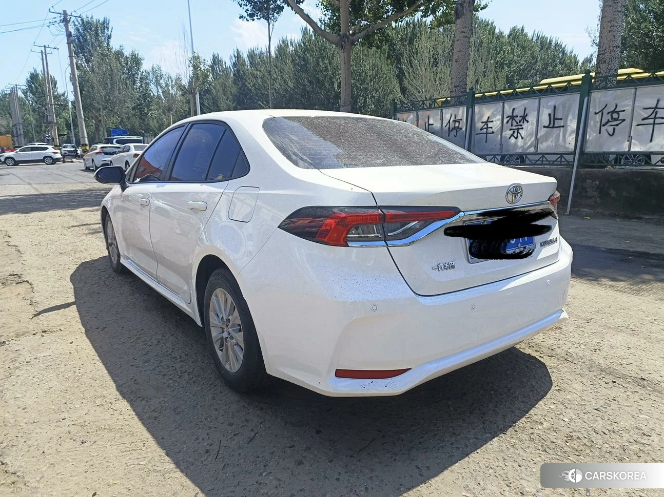 Toyota Corolla 2022 Белый из Китая