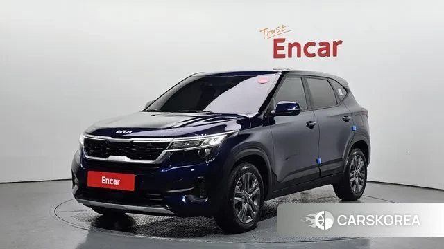 Kia Seltos 2021 Синий из Кореи