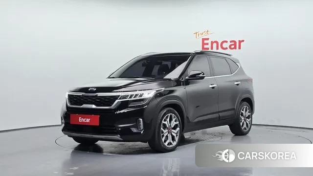Kia Seltos 2020 Черный из Кореи