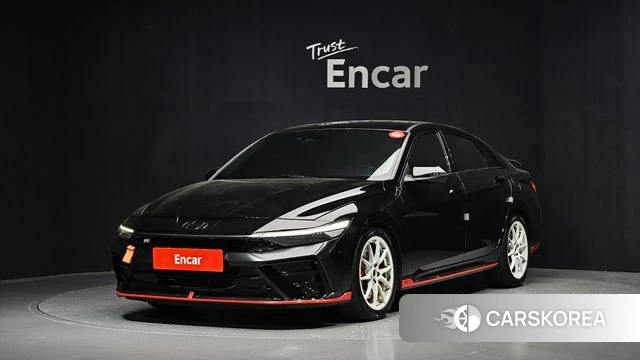Hyundai The New Avante (CN7) 2023 Черный из Кореи