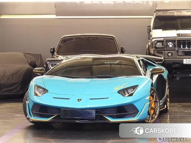 Lamborghini Aventador 2020 Небесно-голубой из Кореи