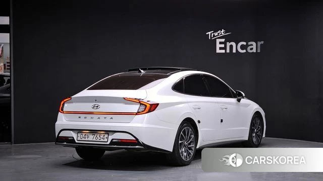 Hyundai Sonata (DN8) 2019 Белый из Кореи