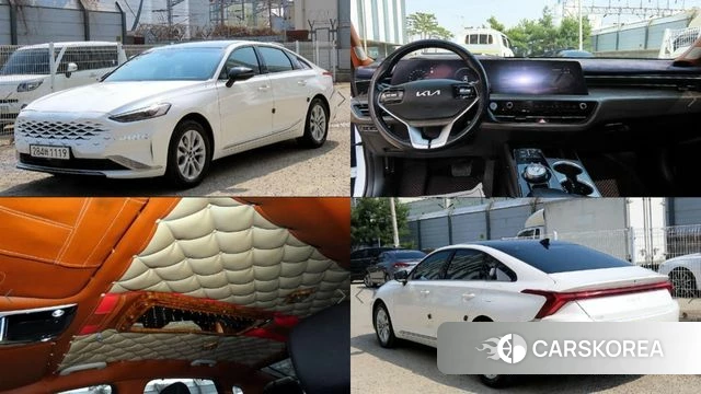 Kia K8 2023 Белый из Кореи