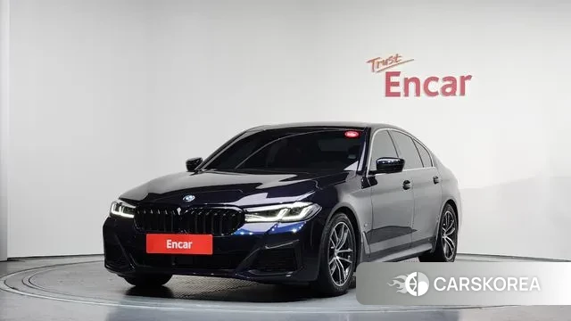 BMW 5 Series (G30) 2022 Черный из Кореи