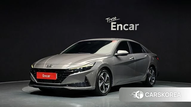 Hyundai Avante Hybrid (CN7) 2021 Серебристо-серый из Кореи
