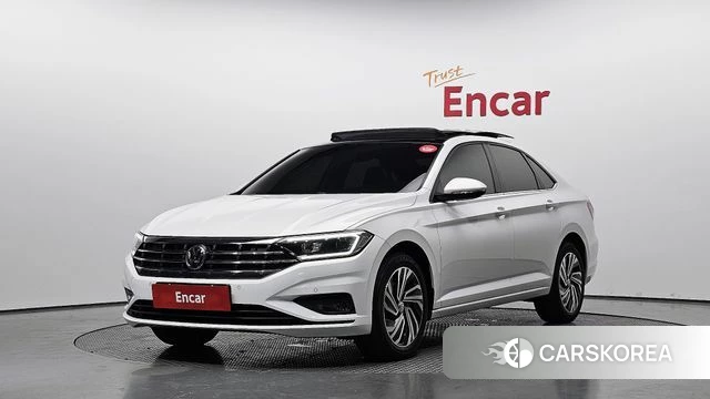 Volkswagen 7th Generation of Jetta 2020 Белый из Кореи