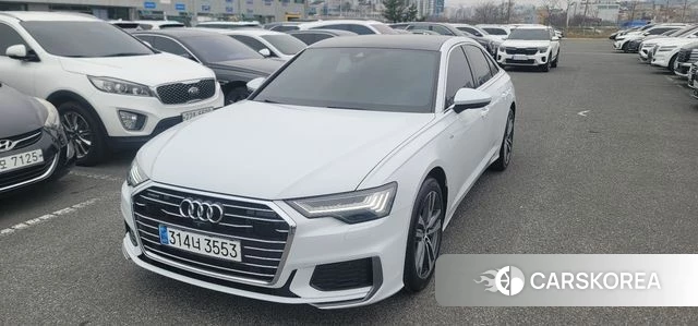 Audi A6 (C8) 2023 Белый из Кореи
