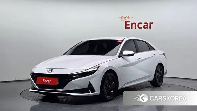 Hyundai Avante (CN7) 2023 Белый из Кореи