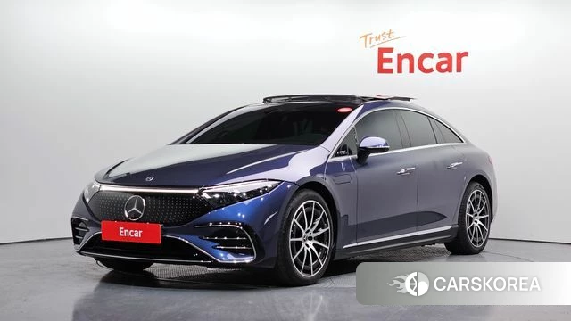 Mercedes-Benz EQS V297 2021 Синий из Кореи