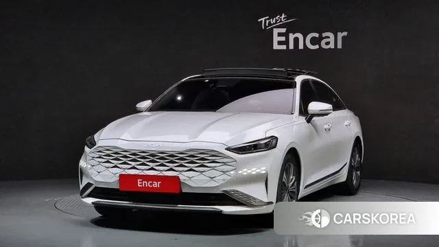 Kia K8 Hybrid 2021 Белый из Кореи