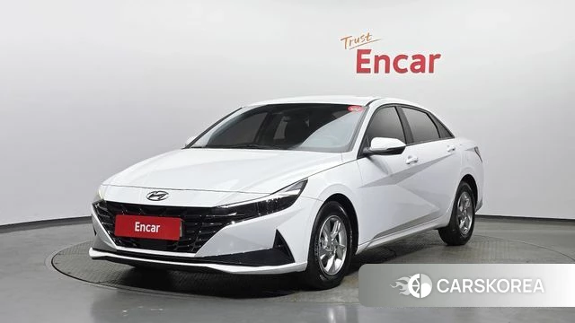 Hyundai Avante (CN7) 2022 Белый из Кореи
