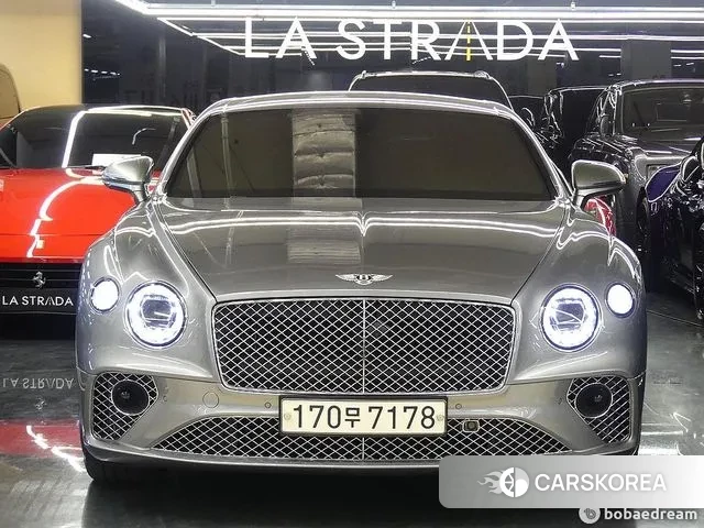 Bentley Continental GT 3rd Generation 2022 Серебристо-серый из Кореи