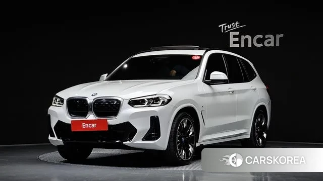 BMW iX3 2022 Белый из Кореи