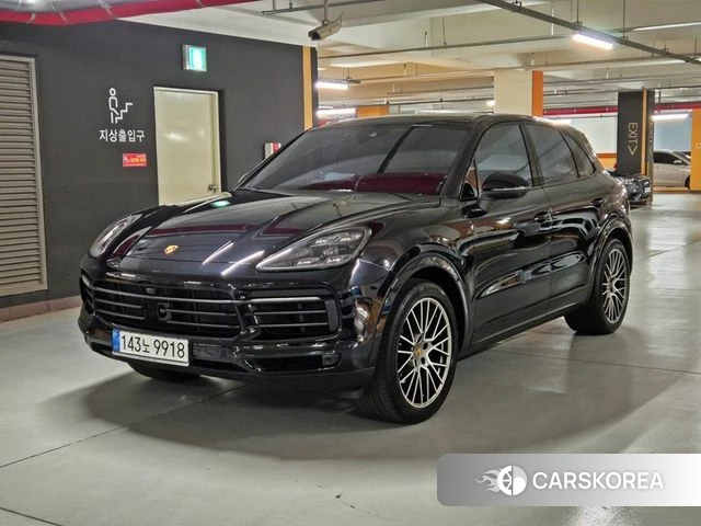 Porsche Cayenne (PO536) 2022 Черный из Кореи