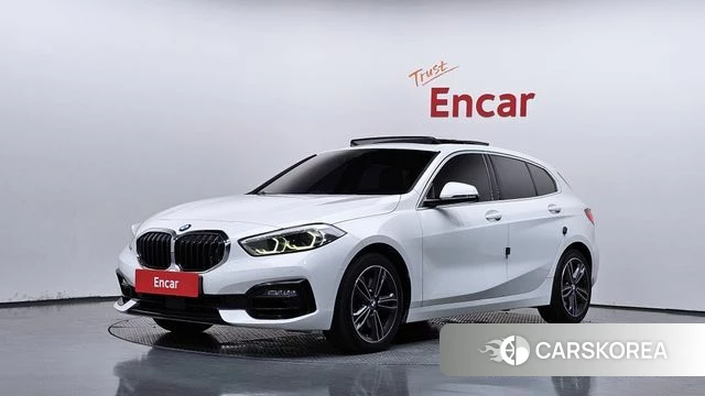 BMW 1 Series (F40) 2021 Белый из Кореи