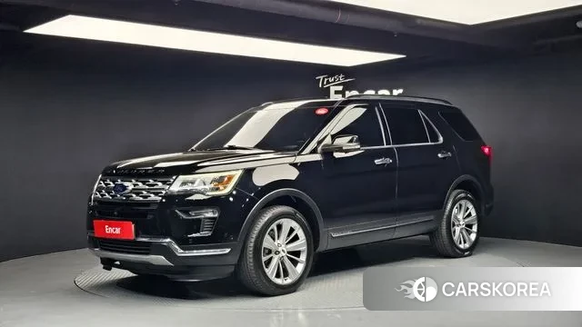 Ford Explorer 2018 Черный из Кореи