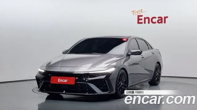 Hyundai The New Avante (CN7) 2023 Серебристо-серый из Кореи