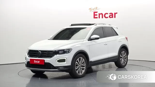 Volkswagen T-Roc 2021 Белый из Кореи