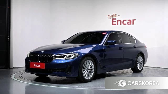 BMW 5 Series (G30) 2021 Синий из Кореи