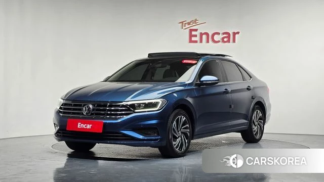 Volkswagen 7th Generation of Jetta 2021 Синий из Кореи