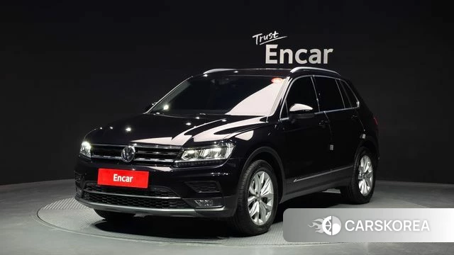 Volkswagen Tiguan second Generation 2020 Черный из Кореи