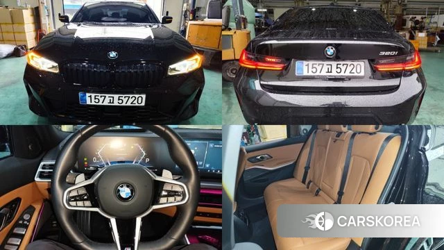BMW 3 Series (G20) 2025 Черный из Кореи