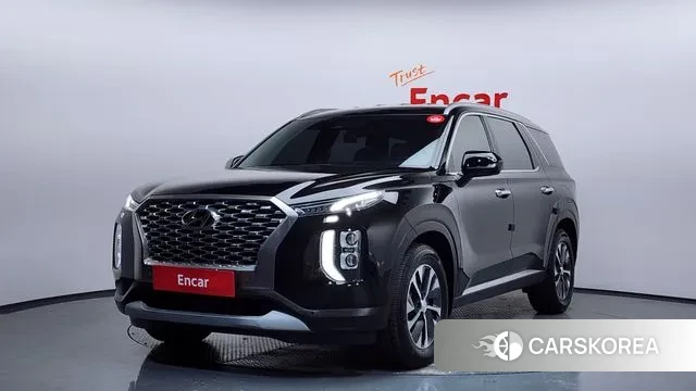Hyundai Palisade 2021 Черный из Кореи