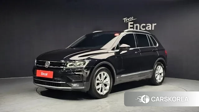 Volkswagen Tiguan second Generation 2020 Черный из Кореи