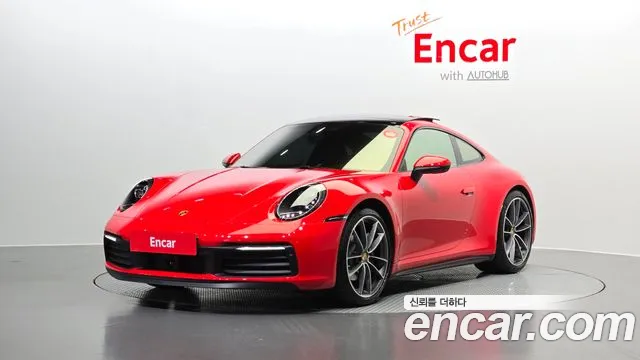 Porsche 911(992) 2020 Красный из Кореи