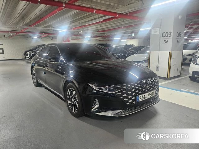 Hyundai The New Grandeur IG Hybrid 2020 Черный из Кореи