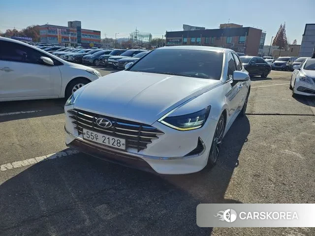 Hyundai Sonata (DN8) 2019 Белый из Кореи